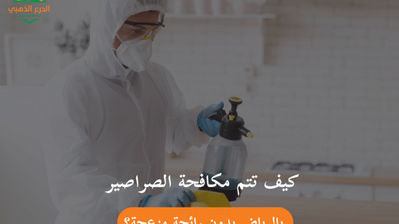 كيف تتم مكافحة الصراصير بالرياض بدون رائحة مزعجة؟